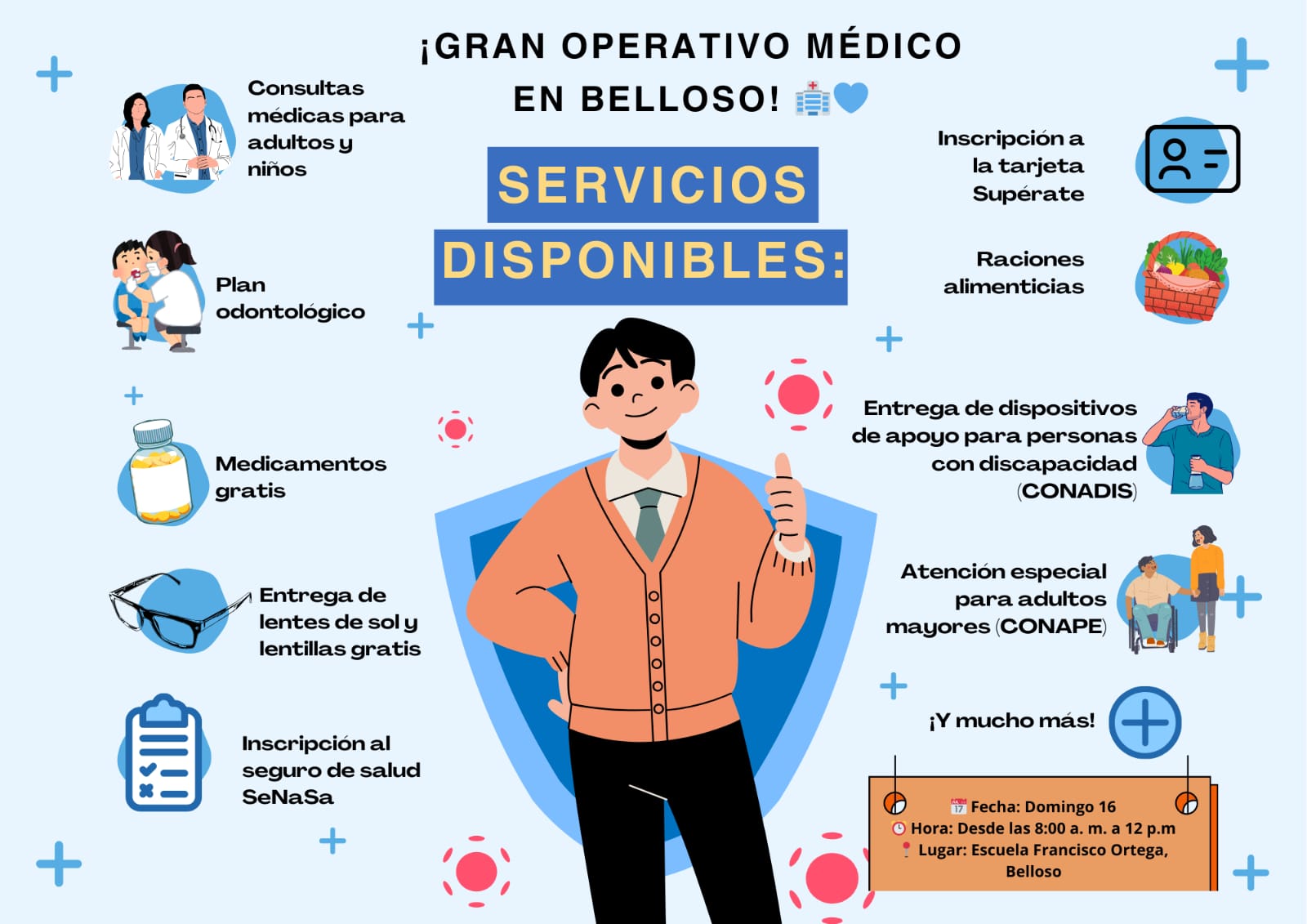 ¡Gran Operativo Médico en Belloso! 🏥💙
