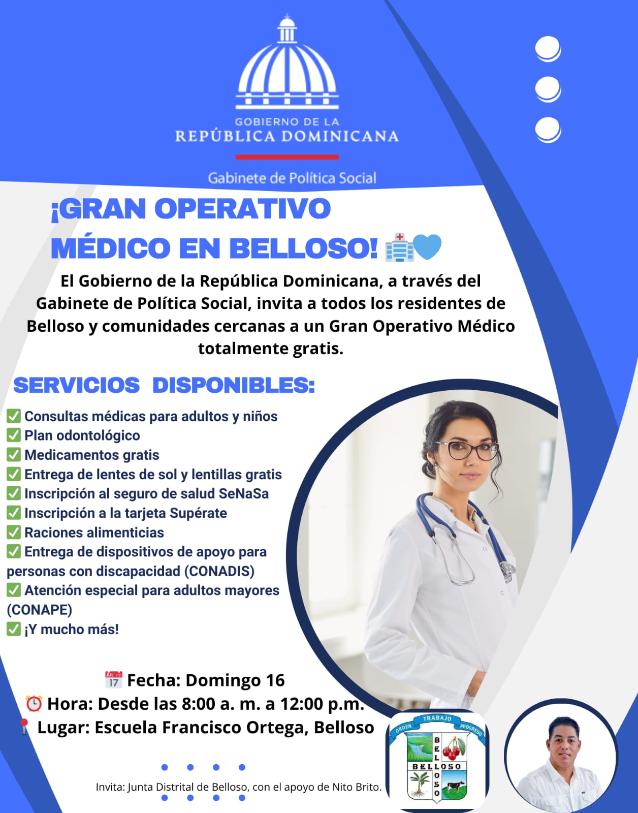 ¡Gran Operativo Médico en Belloso! 🏥💙